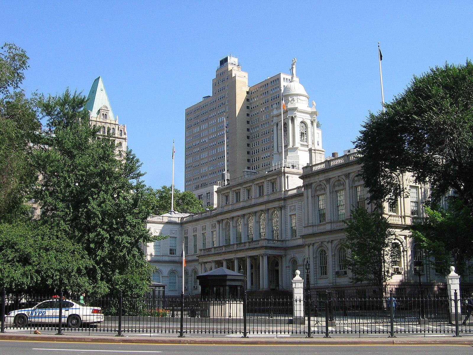 a photo of New York City Hall