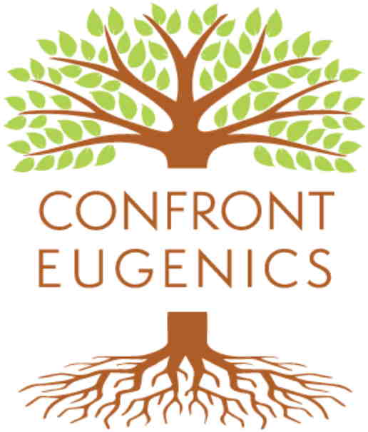 The Confront Eugenics logo