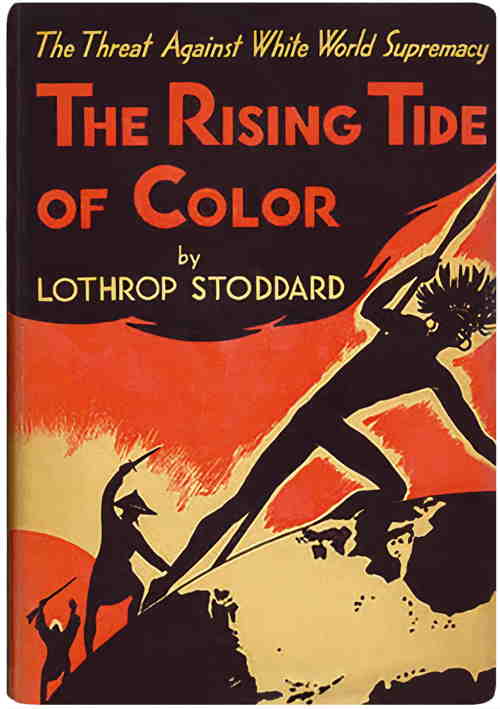 Dust jacket of the 1920 book The Rising Tide of Color