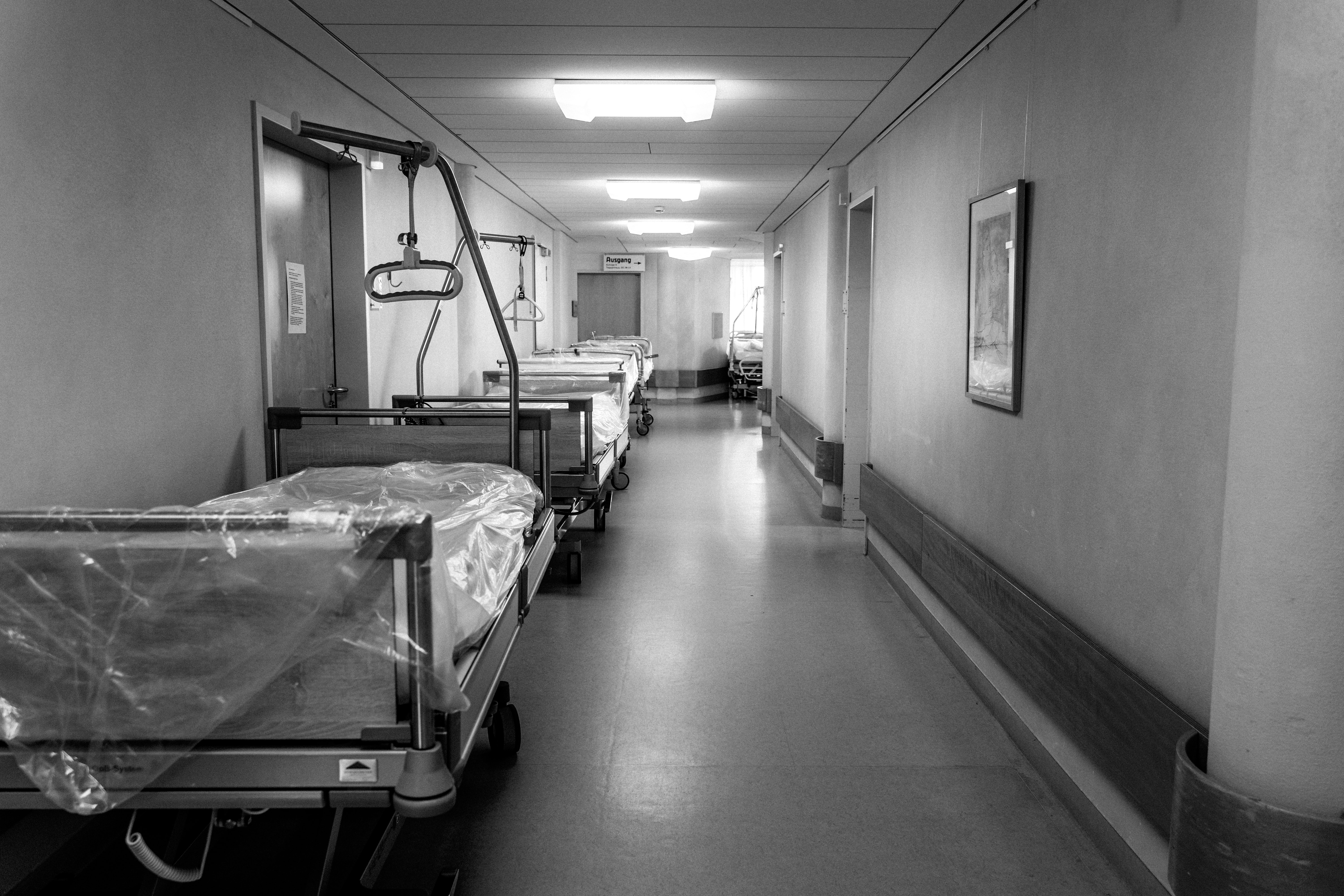 Image of a hospital hallway 