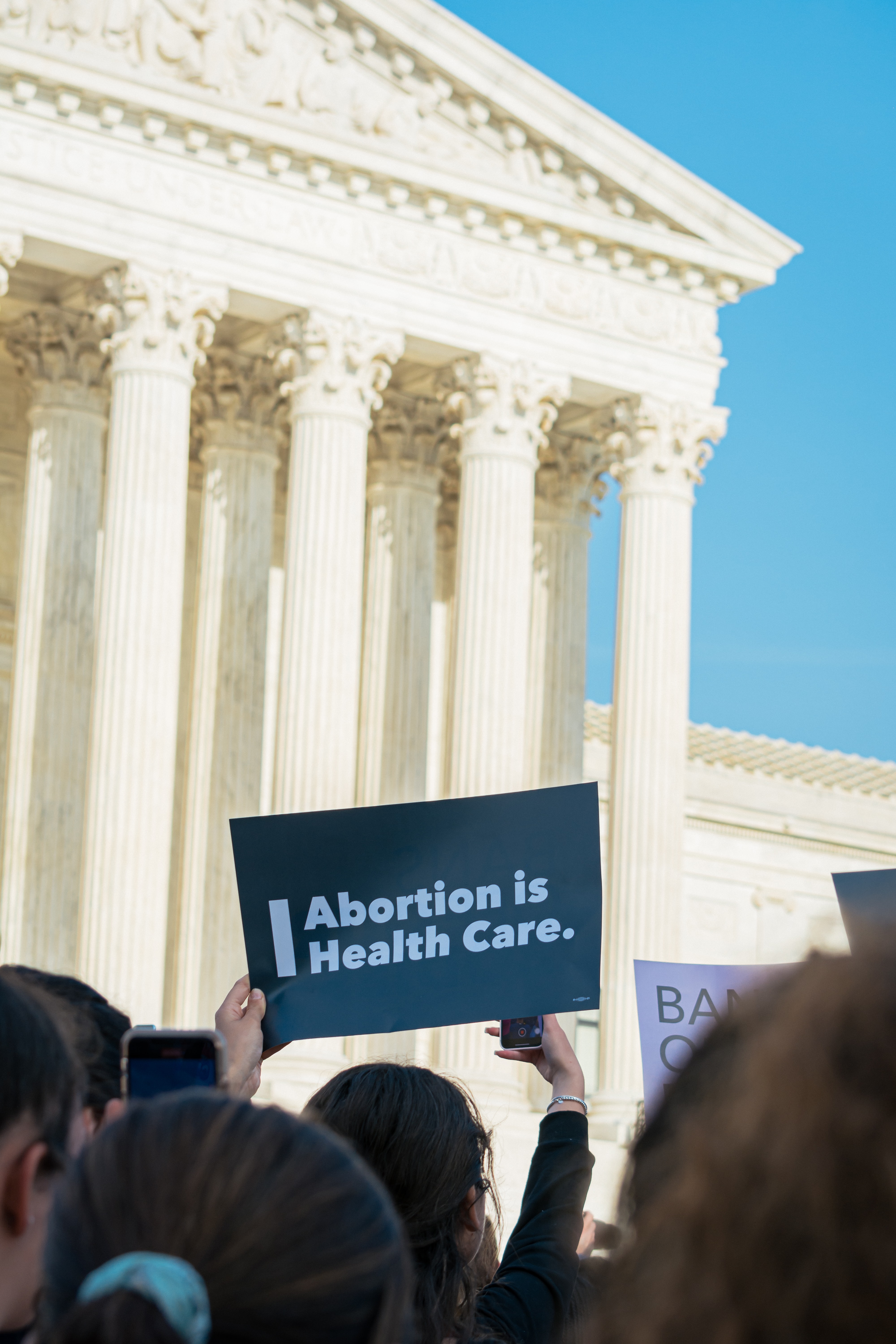 Image of an abortion is healthcare sign 