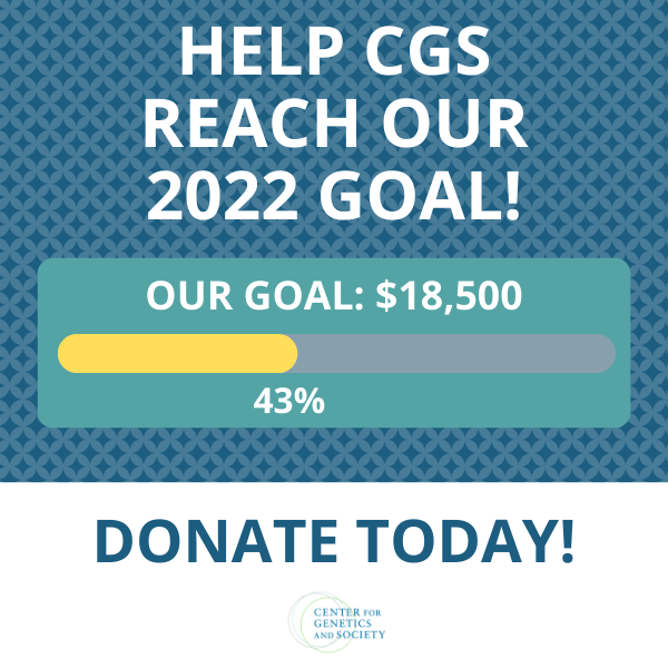 a yellow progress bar reads 43% to show fundraising progress