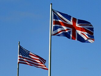UK and US flags