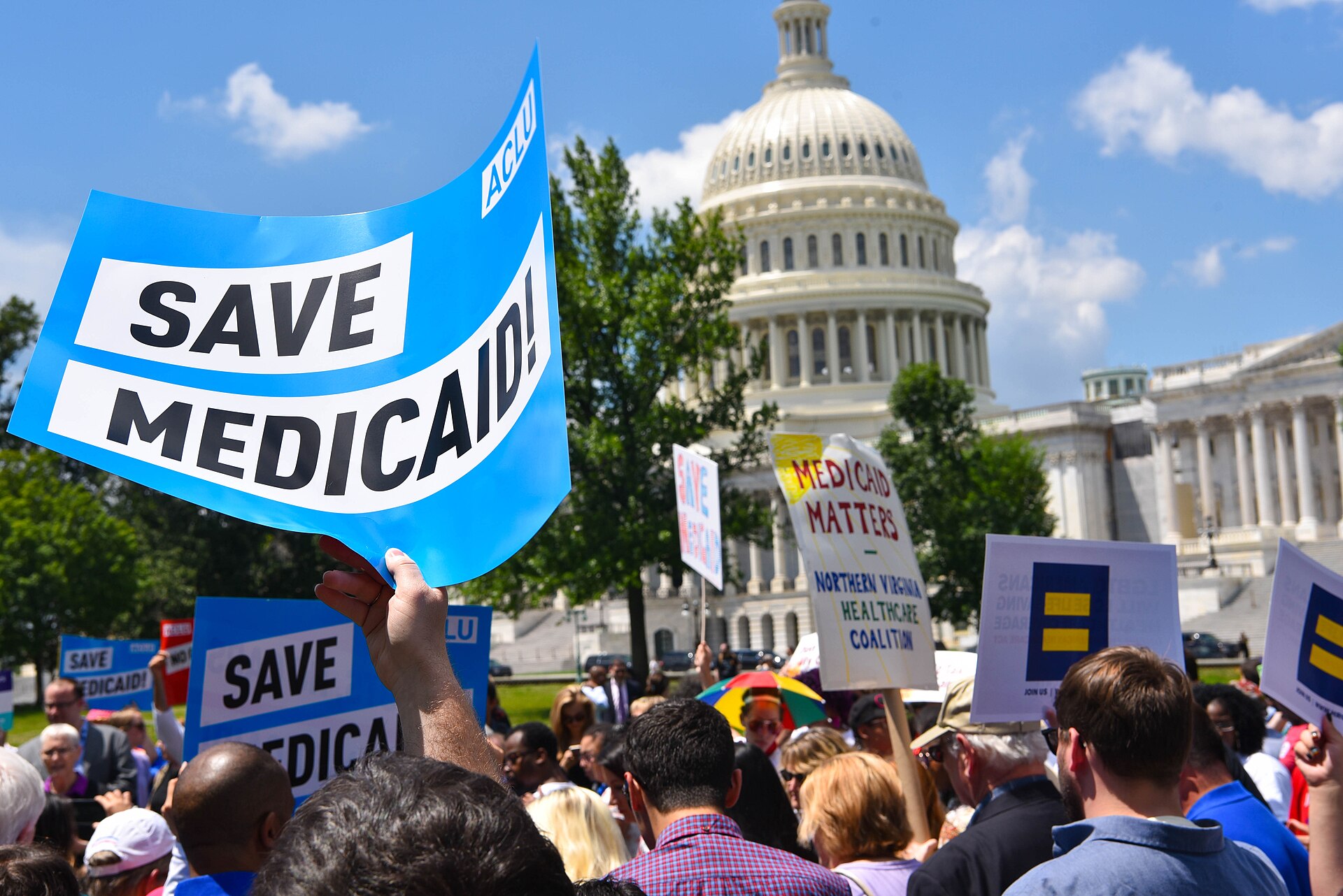 medicaid protest image