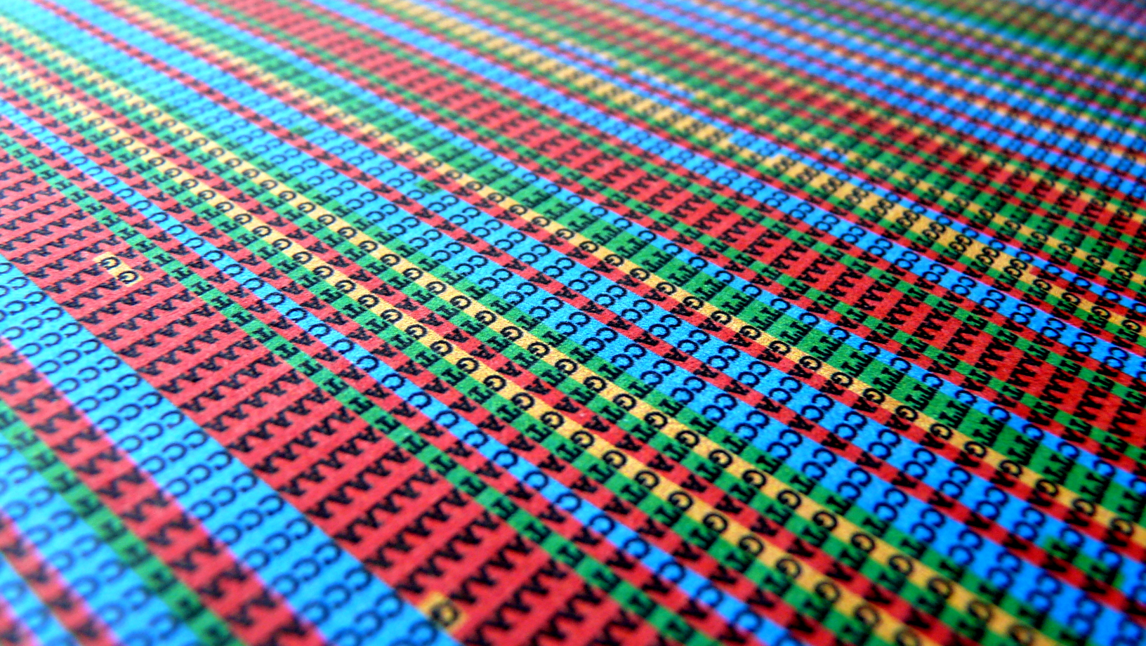 A colorful DNA sequencing map (Shaury Nash, Creative Commons via Flikr)