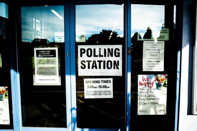 California polling station