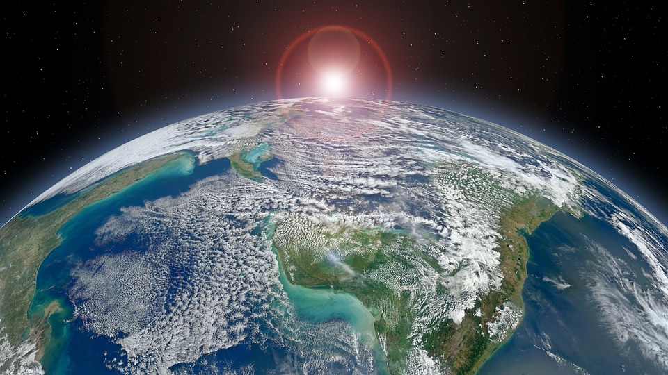 Image of the planet Earth from space.