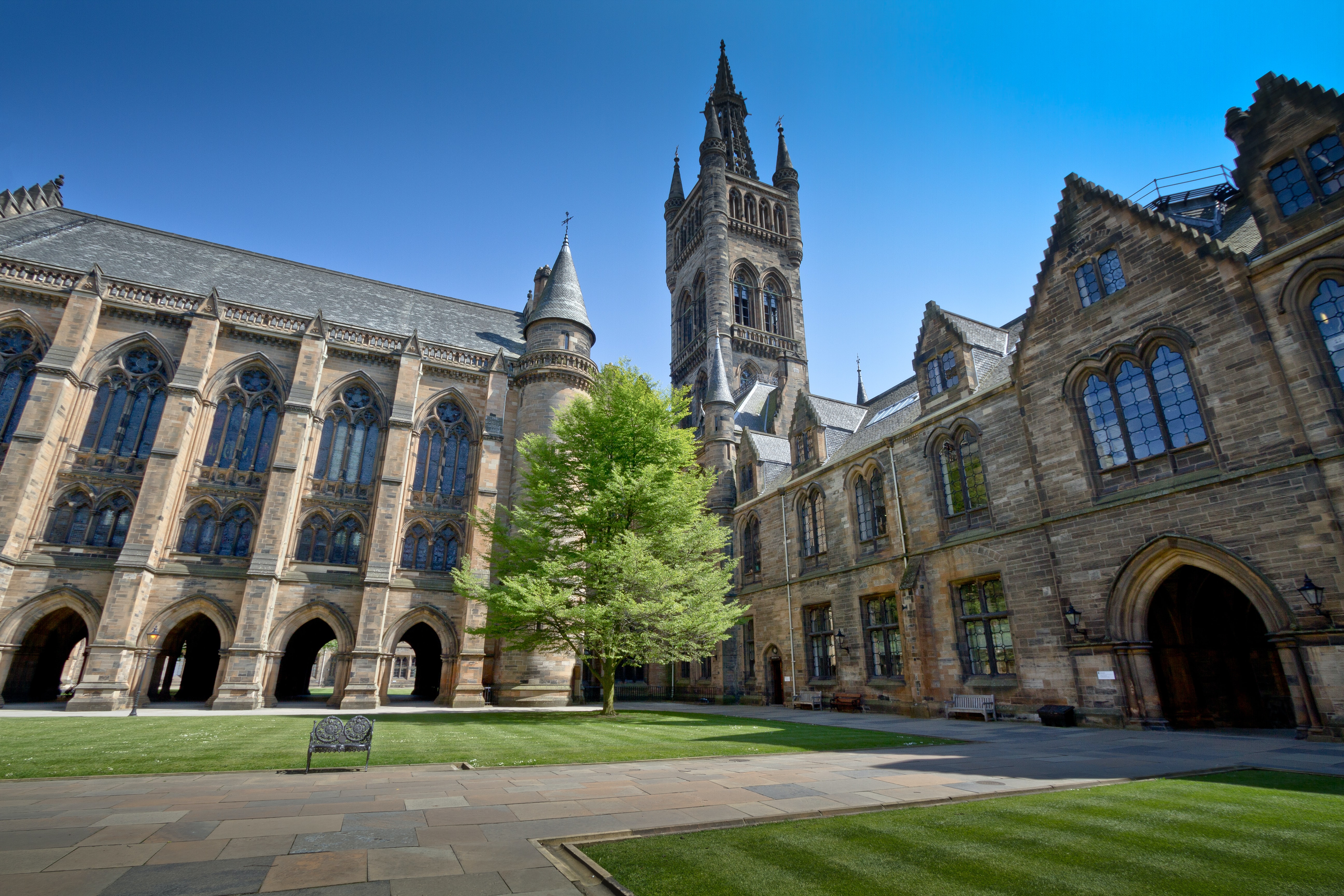 University campus in England