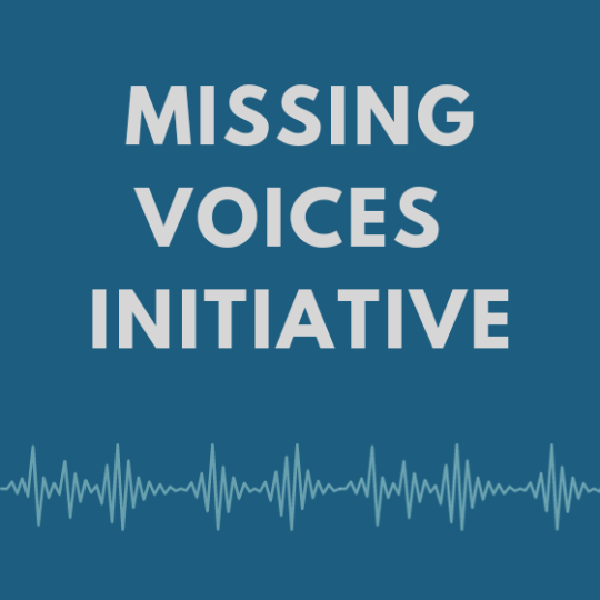 Missing Voices Initiative graphic