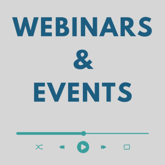 Webinars and Events graphic