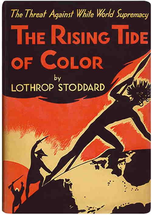 Dust jacket of the 1920 book The Rising Tide of Color