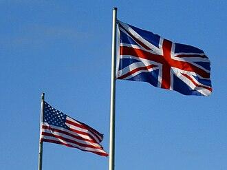 UK and US flags