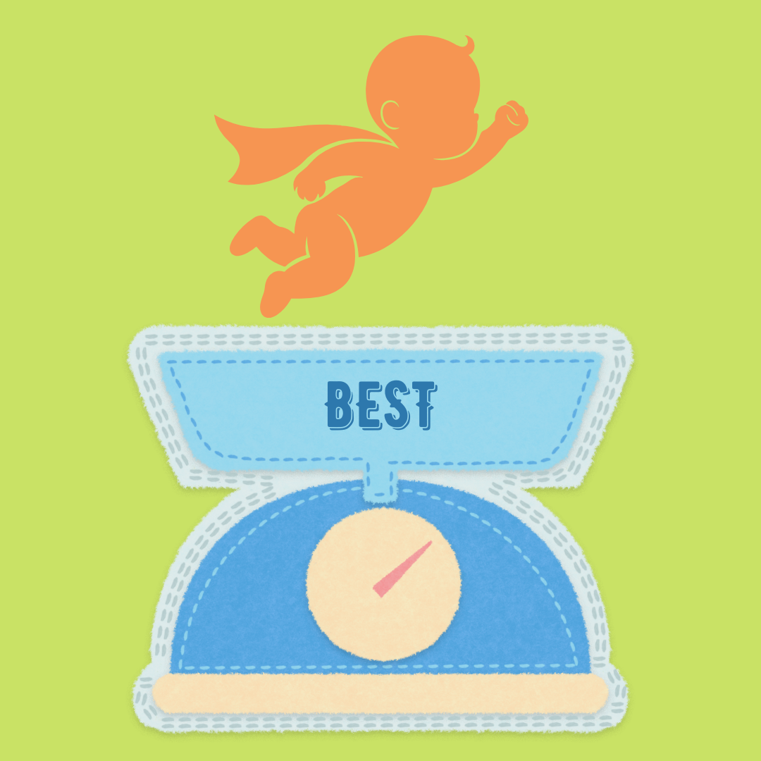 a graphic depicting the 'best' 'superbaby'