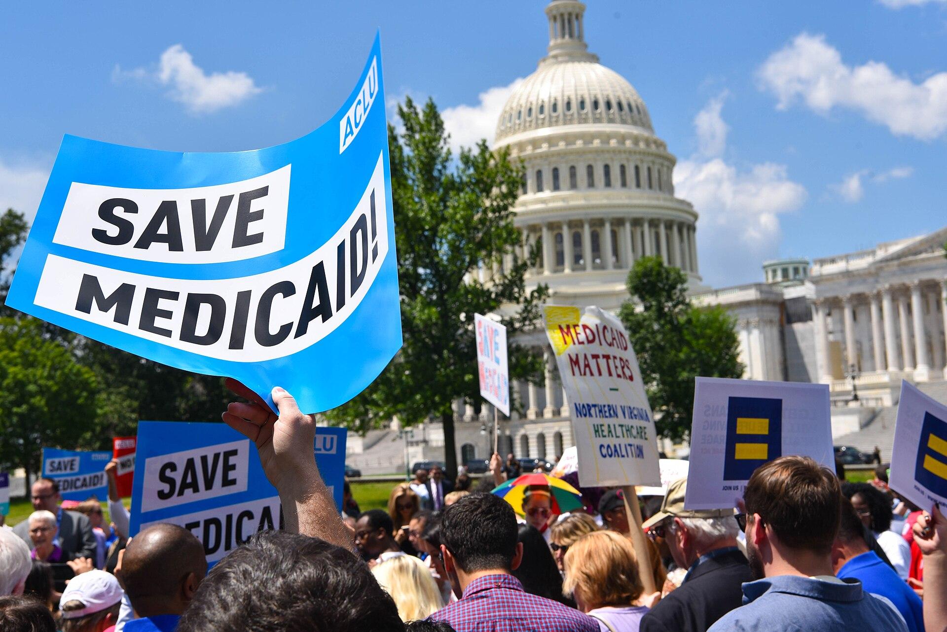 medicaid protest image
