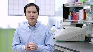 Dr. He Jiankui in his lab