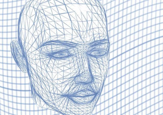 Sketch of a robot face