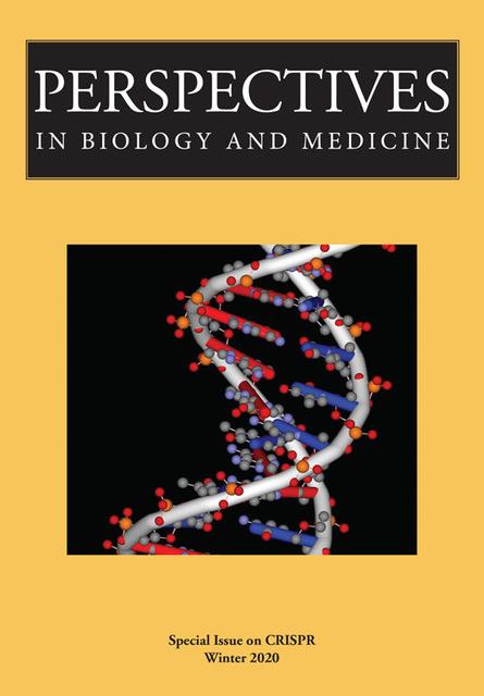 cover of Perspectives in Biology and Medicine special CRISPR edition