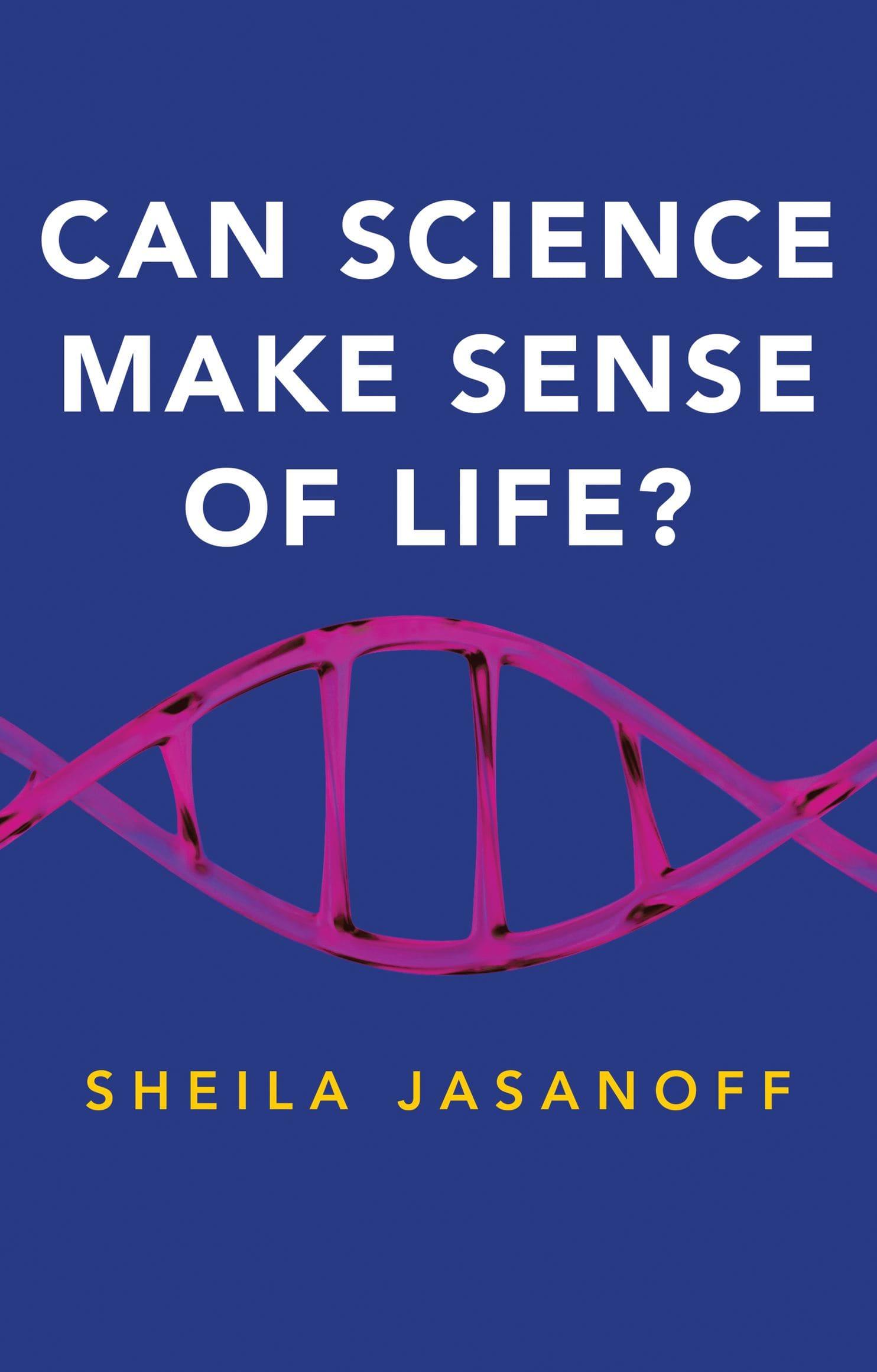 purple book cover for "Can Science Make Sense of Life"